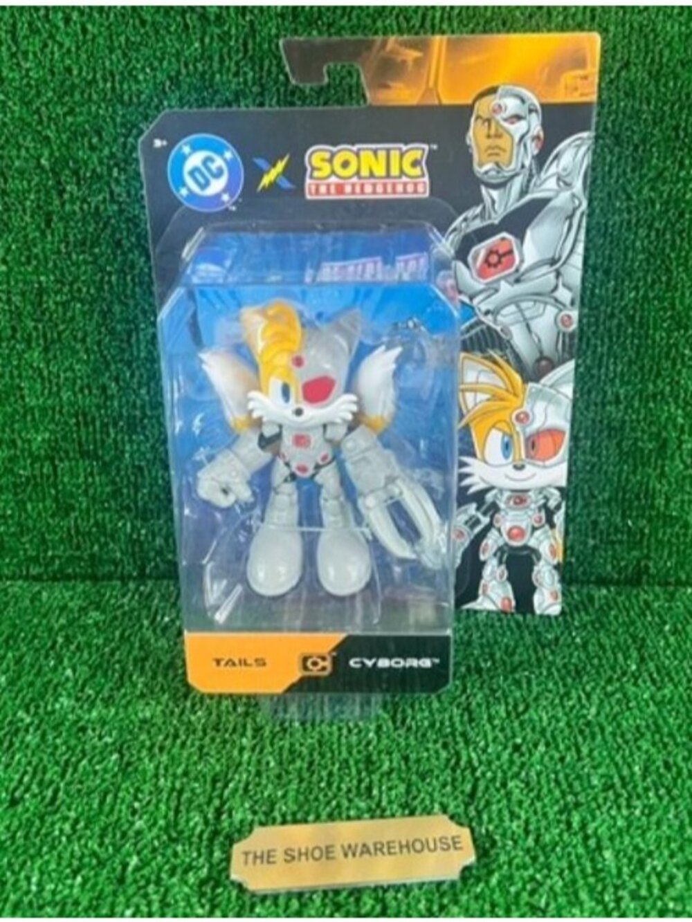 Jakks Pacific DC x Sonic The Hedgehog Tails Cyborg Action Figure BRAND NEW